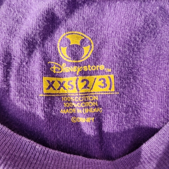 Disney Princess Cinderella Purple Short Sleeve Kids Tee Size XXS 2-3 - Picture 4 of 6
